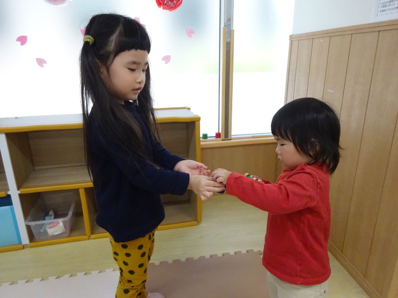 おもちゃ貸してあげる〜☆