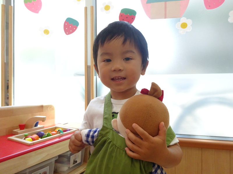 赤ちゃんよしよし💕