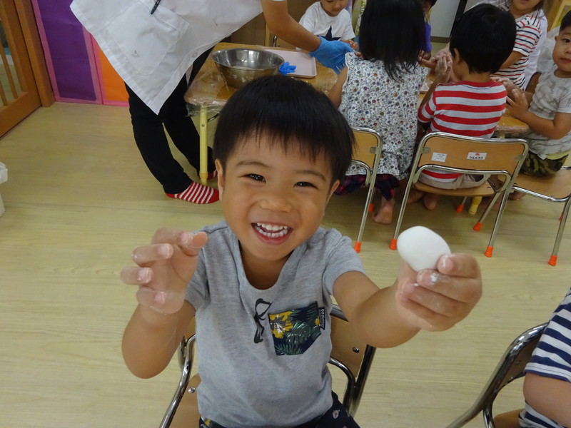 上手に丸めれたよー⭐