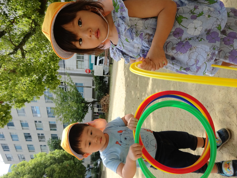 いいお天気だったので公園に行ったよ👟