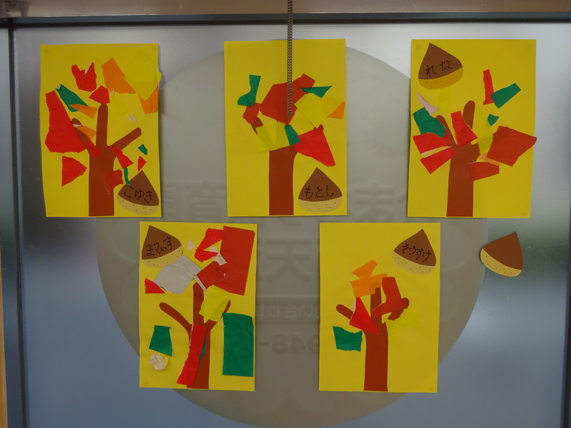 りす組　１１月製作✂