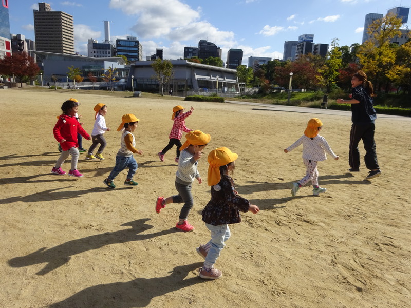 先生を捕まえろ〜👣