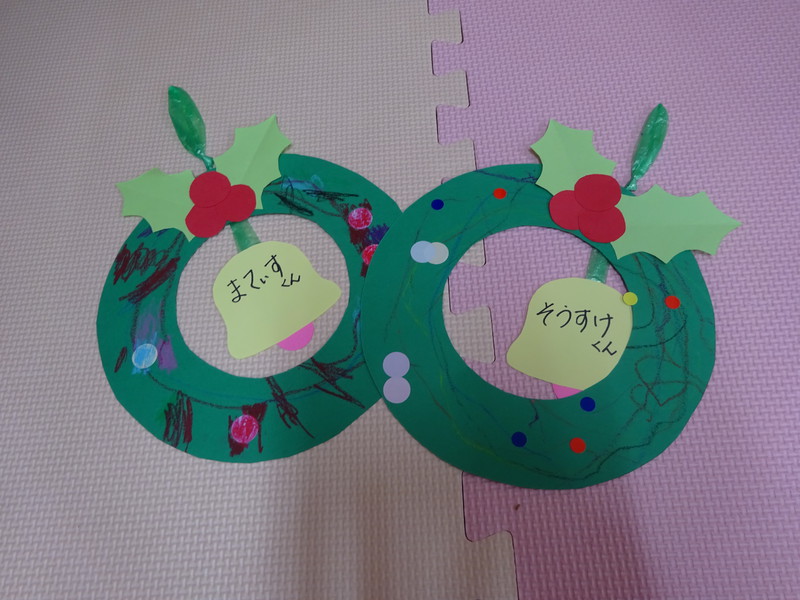 りす組　１２月製作✂