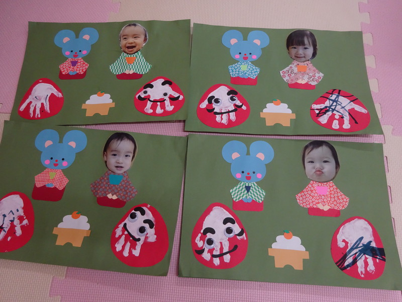 ひよこ組　１月製作✂