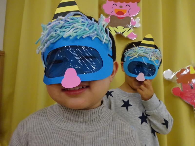 鬼にも変身したぞ⭐