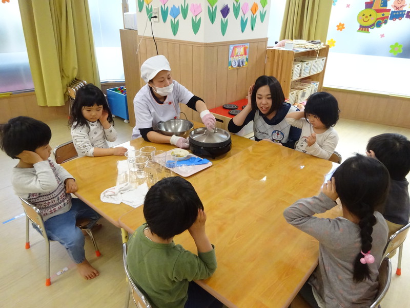 ぱちぱち音が聞こえるよ？