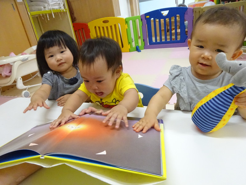 ひよこ組さんも絵本大好き💛