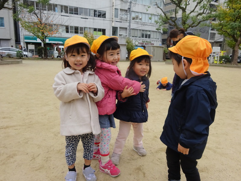 お外遊び楽しいね💗