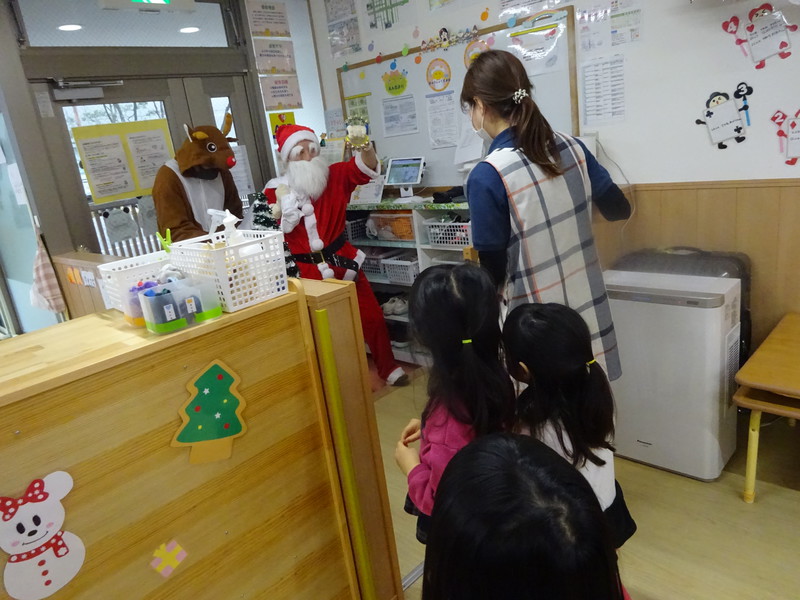サンタさんがきたよ🎅