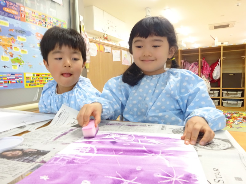 絵が浮かび上がってきたよー✨