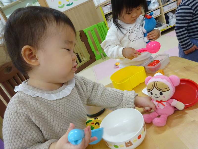 赤ちゃんごはんあげたよ🍽