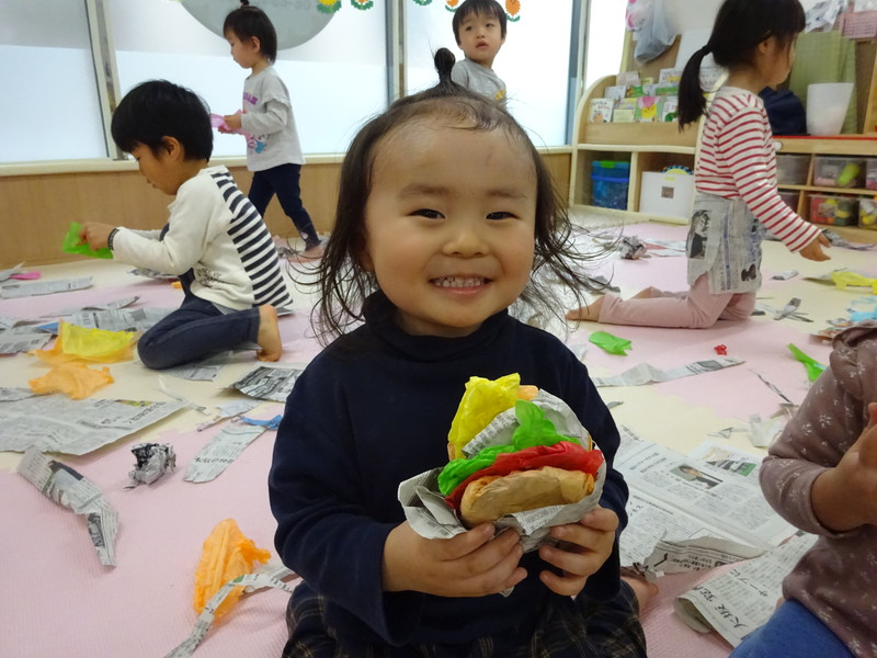 ハンバーガーできた🍔