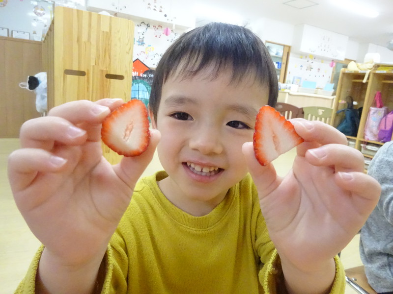 いちごだよー💕