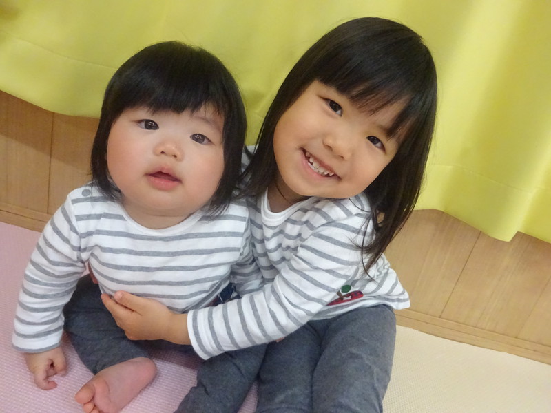 姉弟でおそろいの服だよー💗