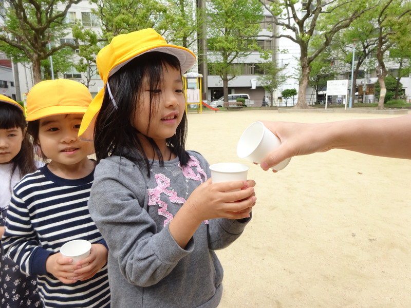 こぼさず出来るかな🎶