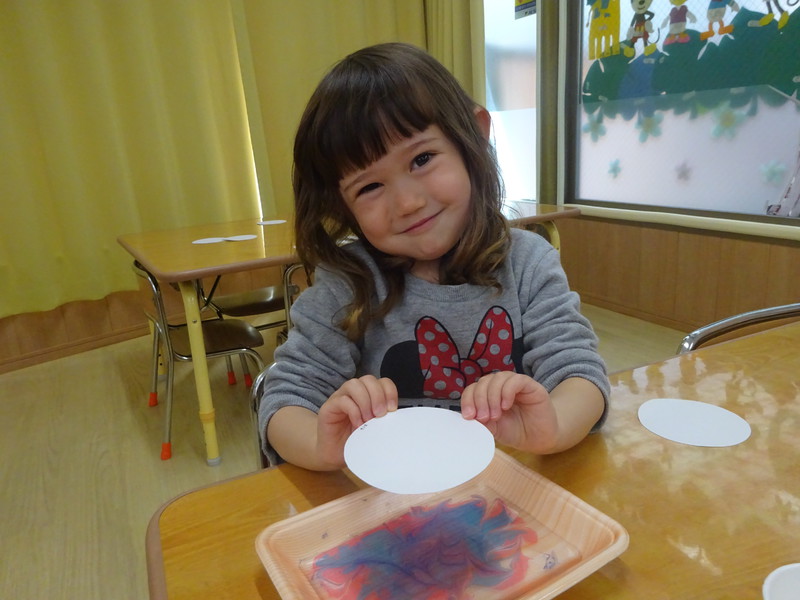 マーブリングをしたよ💗