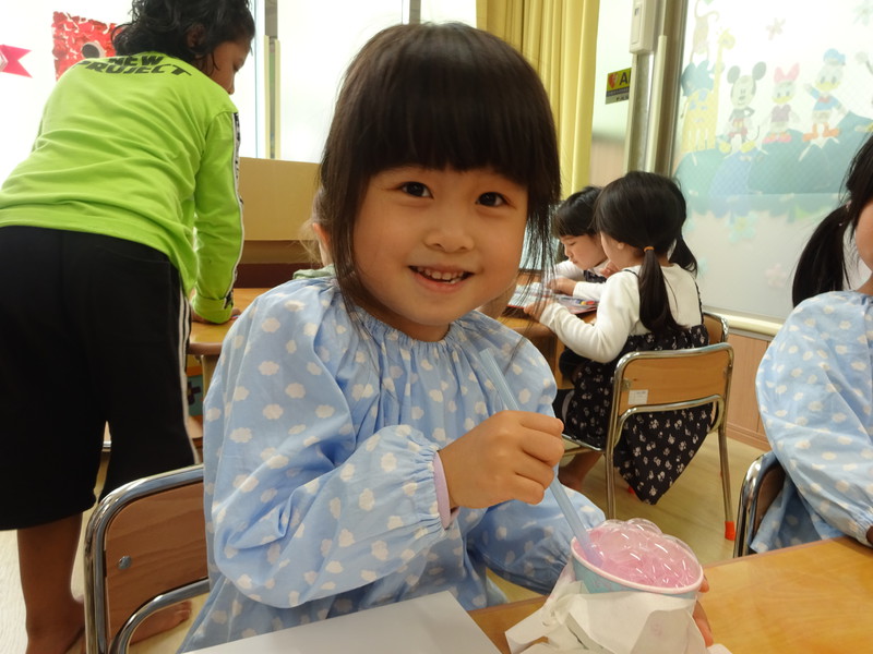 バブルアートをしたよ💓