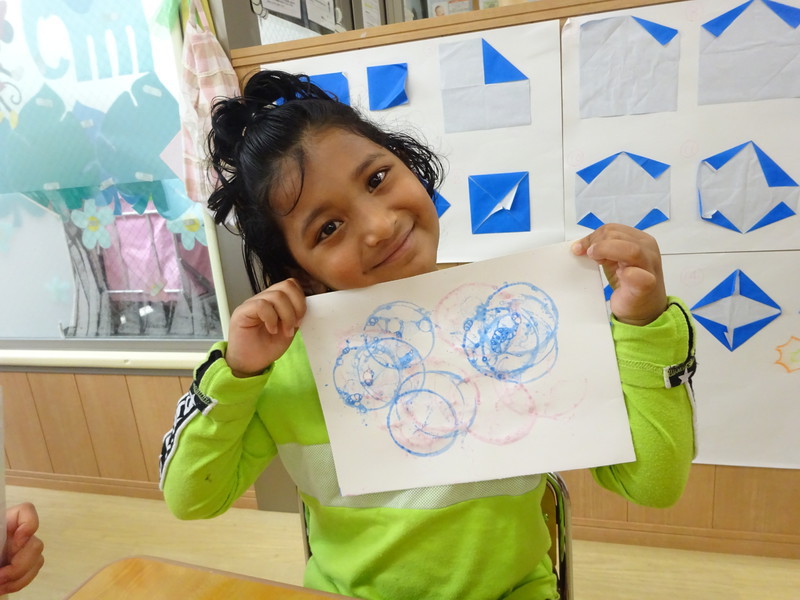 綺麗な模様が出来たよ🎈