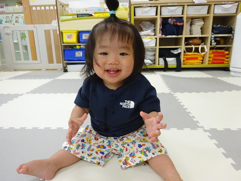 パチパチできるようになったよ✨