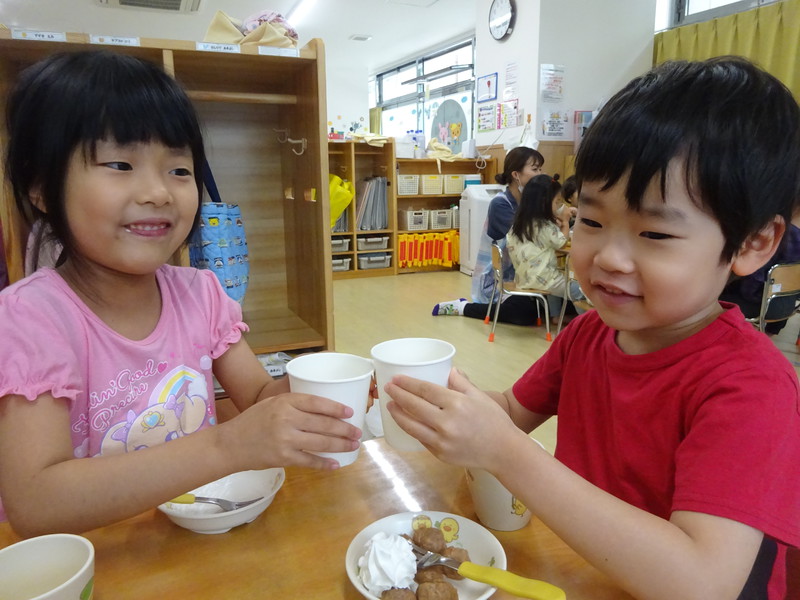 手作り梅ジュースおいしいね❤