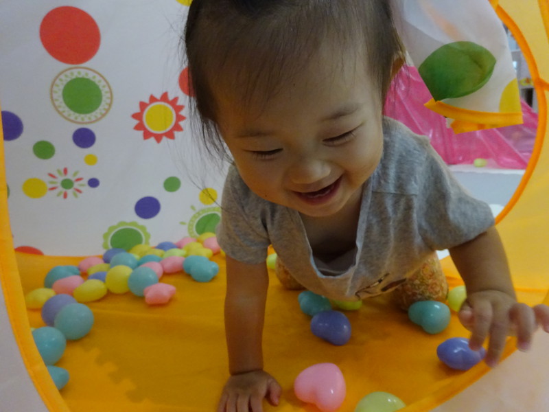 ボールプール楽しいね⭐