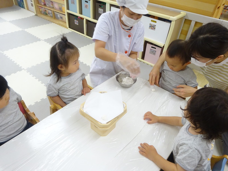 お月見団子づくり🌝