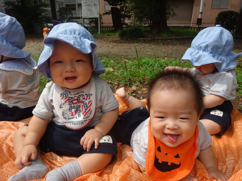 お外遊び楽しいね💗