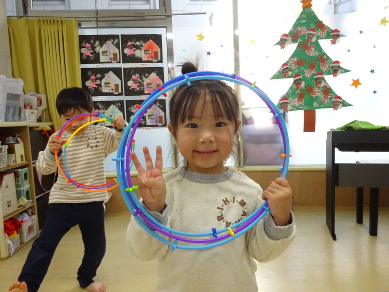 輪投げをしたよ💜