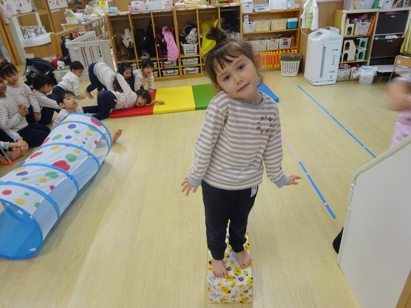 落ちないようにそーっとね💓