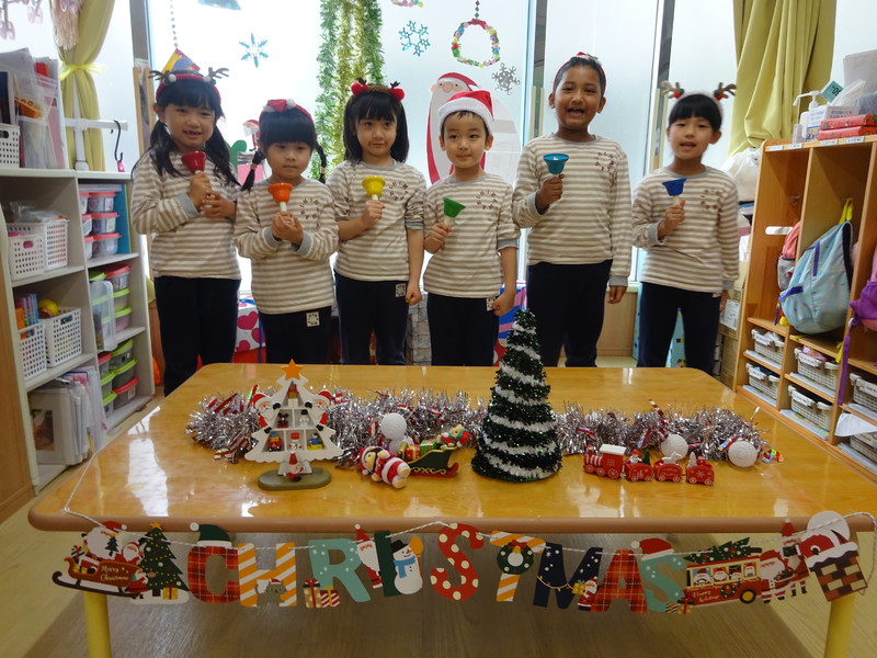 ハンドベルで歌のお返し✨