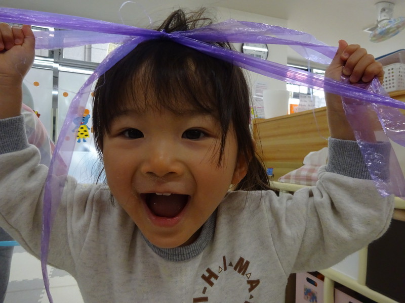 ビニールテープ遊び🎶