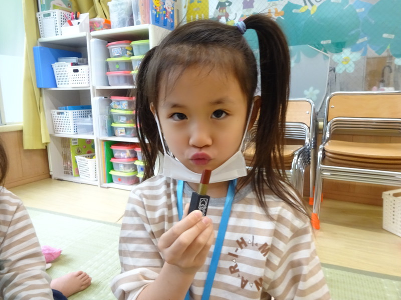 お化粧可愛いでしょ💄