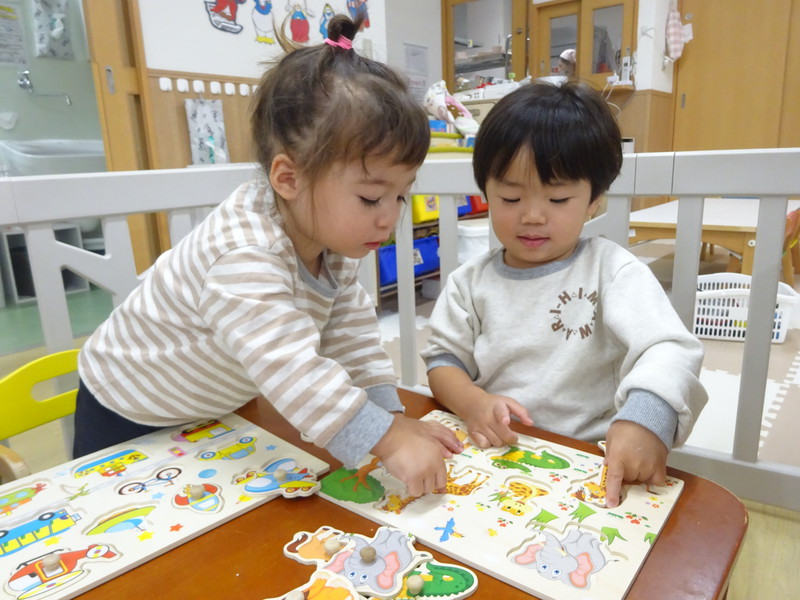 パズルが上手になってきたよ🧩