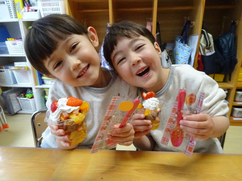 バレンタインはパフェ🍓