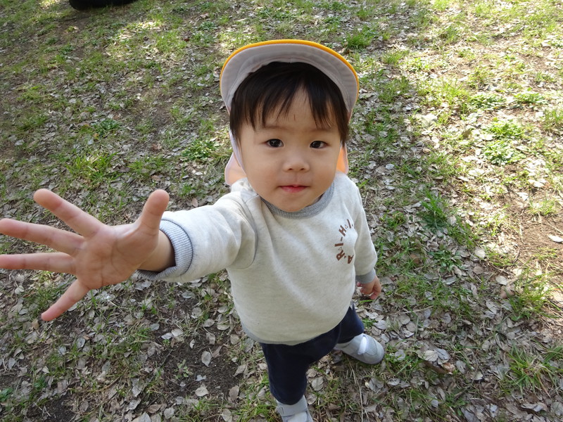 お外が温かくなってきたね☀