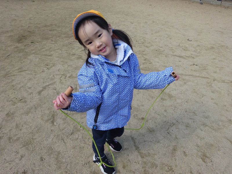 なわとび楽しいね💓