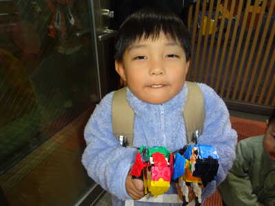  インコ２羽つくったよ