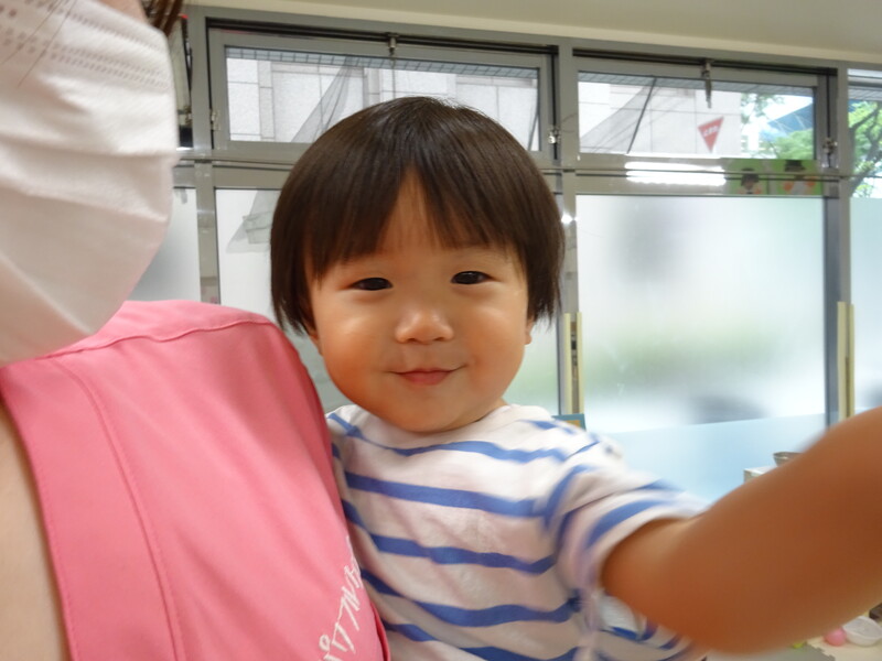 抱っこしてもらったよ✨